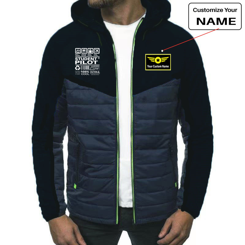 Student Pilot Label Designed Sportive Jackets