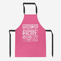 Thumbnail for Student Pilot Label Designed Kitchen Aprons