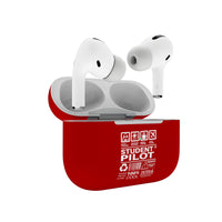 Thumbnail for Student Pilot Label Designed AirPods  Cases