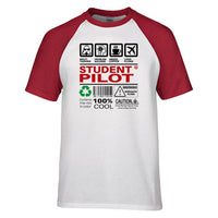 Thumbnail for Student Pilot Label Designed Raglan T-Shirts