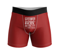 Thumbnail for Student Pilot Label Designed Men Boxers