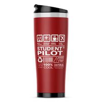 Thumbnail for Student Pilot Label Designed Travel Mugs