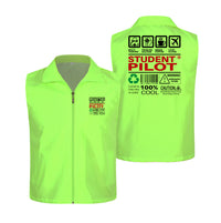 Thumbnail for Student Pilot Label Designed Thin Style Vests