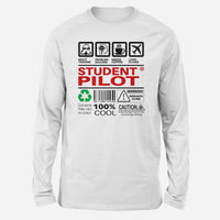 Thumbnail for Student Pilot Label Designed Long-Sleeve T-Shirts