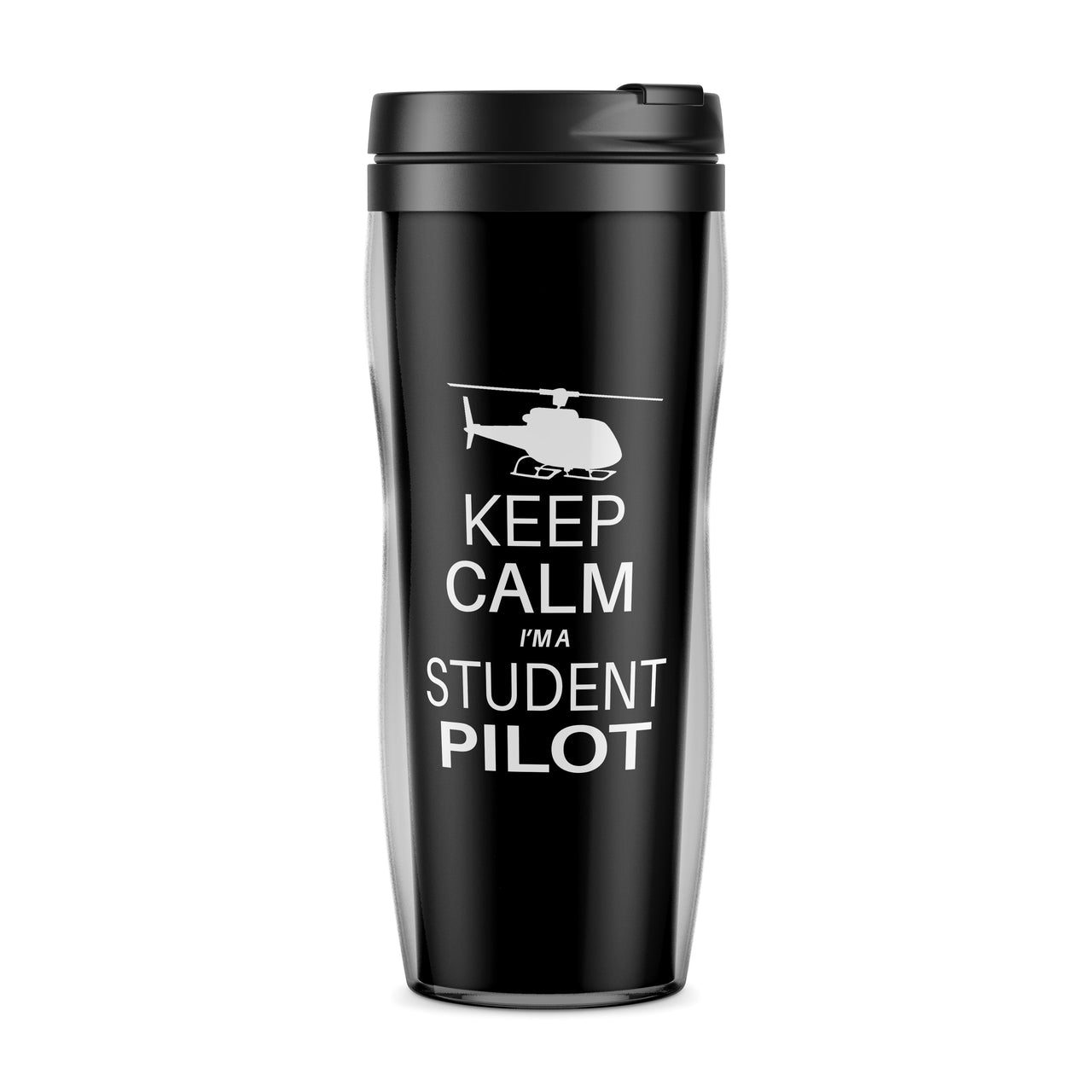 Student Pilot (Helicopter) Designed Travel Mugs
