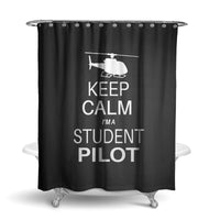 Thumbnail for Student Pilot (Helicopter) Designed Shower Curtains