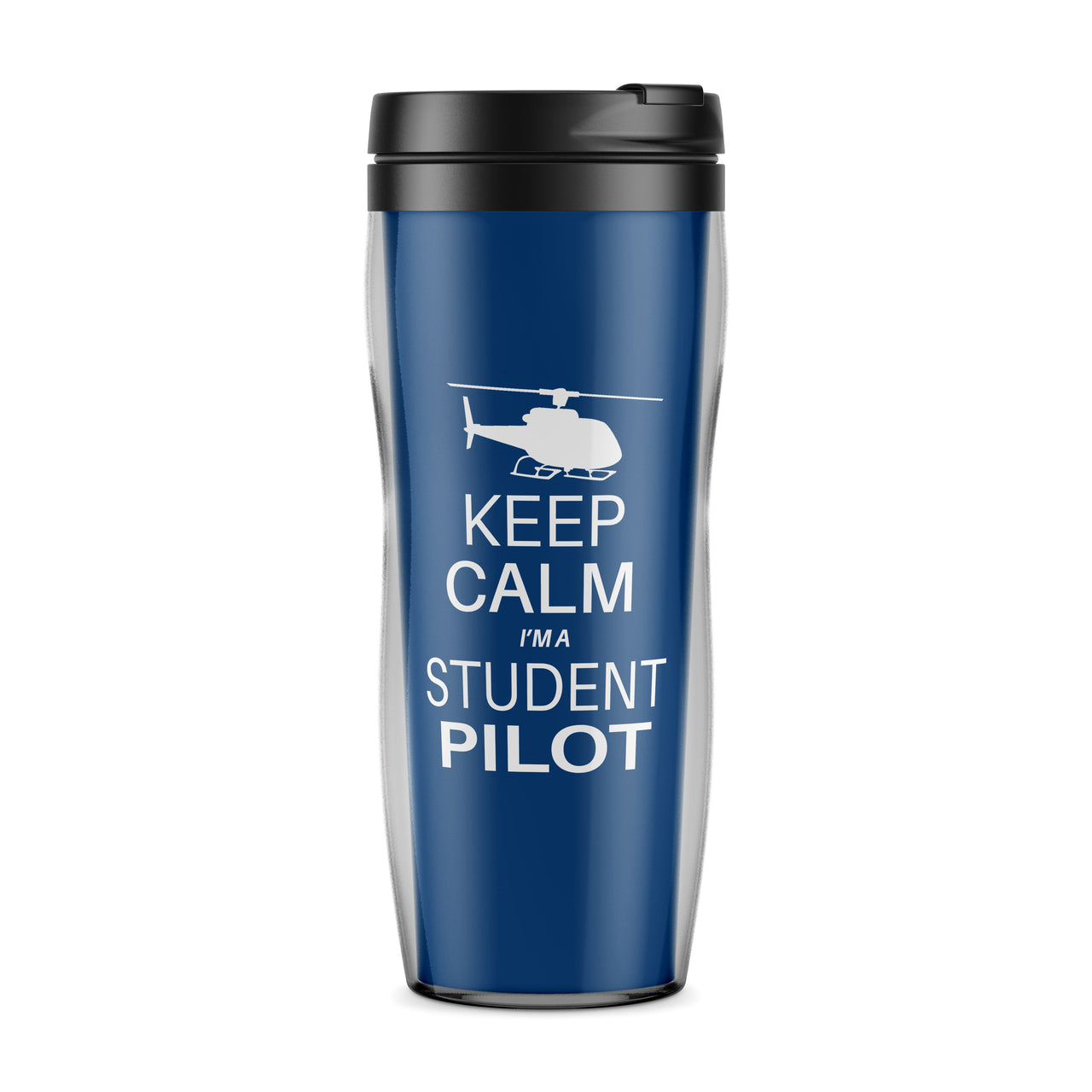 Student Pilot (Helicopter) Designed Travel Mugs