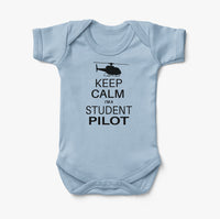 Thumbnail for Student Pilot (Helicopter) Designed Baby Bodysuits