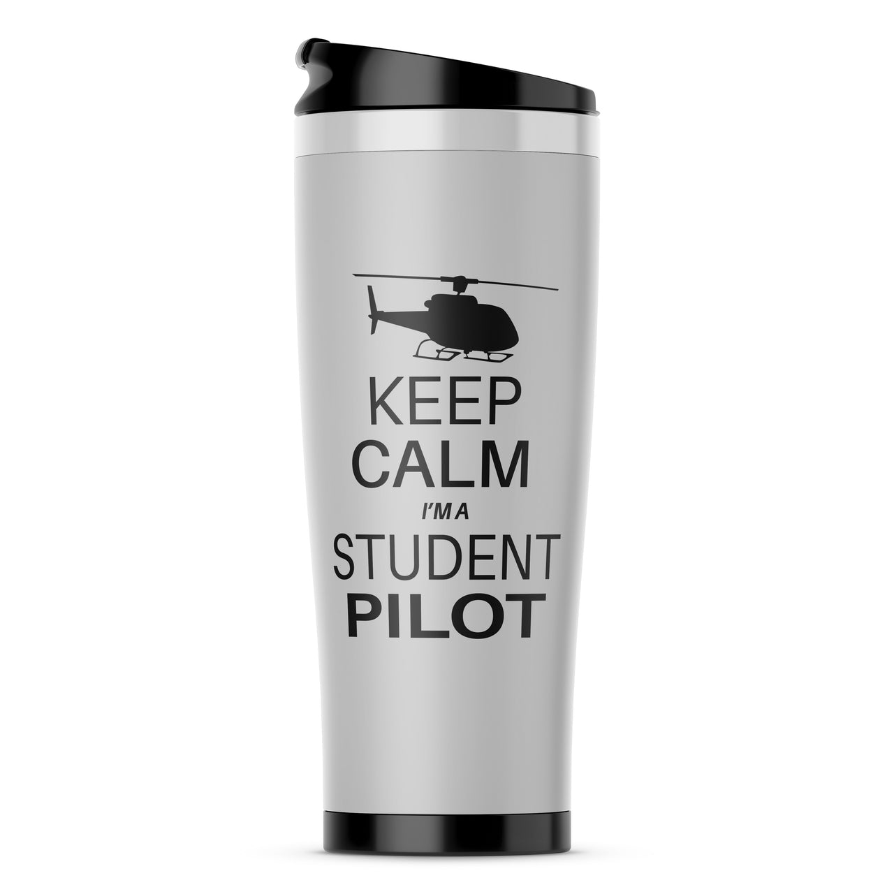 Student Pilot (Helicopter) Designed Travel Mugs