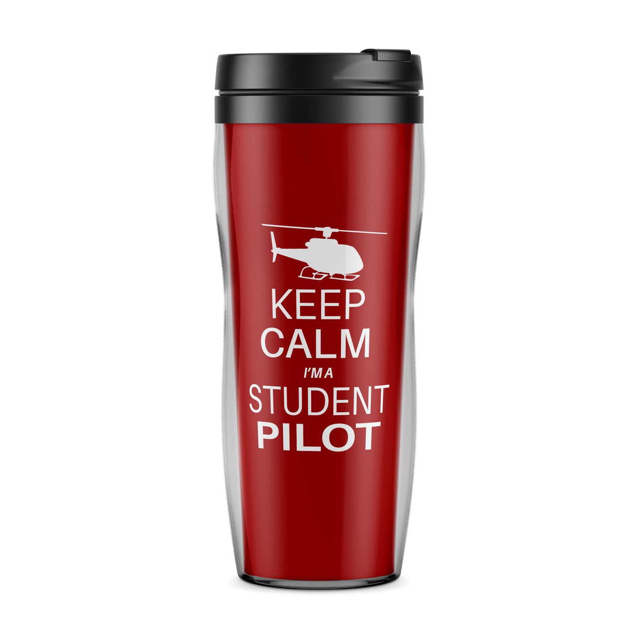 Student Pilot (Helicopter) Designed Travel Mugs