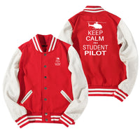 Thumbnail for Student Pilot (Helicopter) Designed Baseball Style Jackets