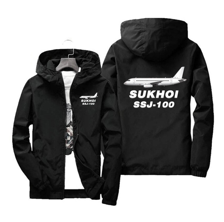 The Sukhoi Superjet 100 Designed Windbreaker Jackets