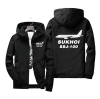Thumbnail for The Sukhoi Superjet 100 Designed Windbreaker Jackets
