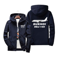 Thumbnail for The Sukhoi Superjet 100 Designed Windbreaker Jackets