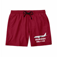 Thumbnail for Sukhoi Superjet 100 Designed Swim Trunks & Shorts