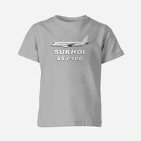 Thumbnail for The Sukhoi Superjet 100 Designed Children T-Shirts