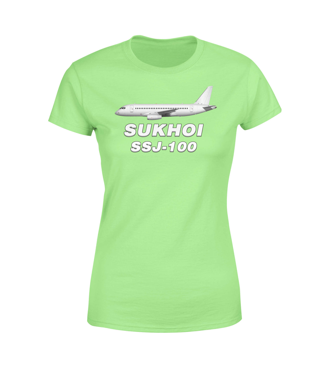 The Sukhoi Superjet 100 Designed Women T-Shirts