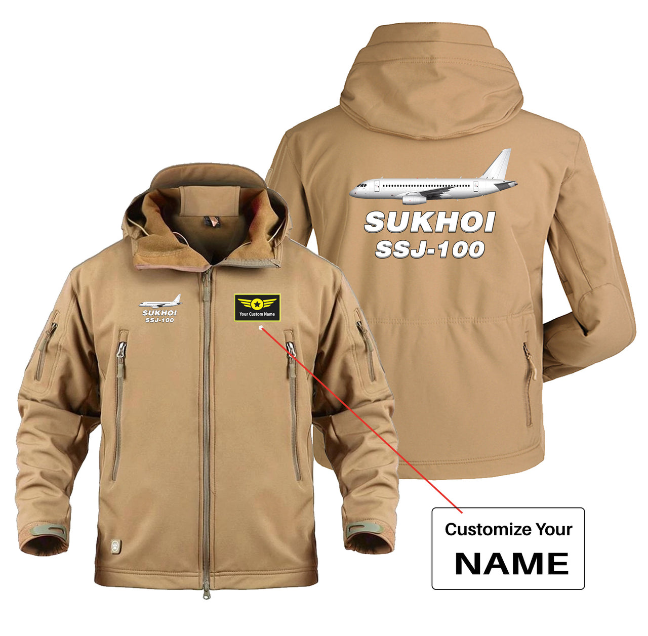 Sukhoi Superjet 100 Designed Military Jackets (Customizable)