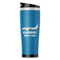 Thumbnail for The Sukhoi Superjet 100 Designed Stainless Steel Travel Mugs