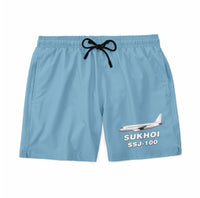 Thumbnail for Sukhoi Superjet 100 Designed Swim Trunks & Shorts