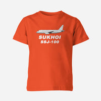 Thumbnail for The Sukhoi Superjet 100 Designed Children T-Shirts