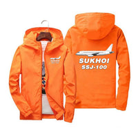 Thumbnail for The Sukhoi Superjet 100 Designed Windbreaker Jackets