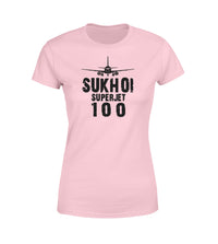 Thumbnail for Sukhoi Superjet 100 & Plane Designed Women T-Shirts