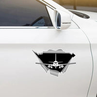 Thumbnail for Sukhoi Superjet 100 Silhouette (1) Designed Car Sticker