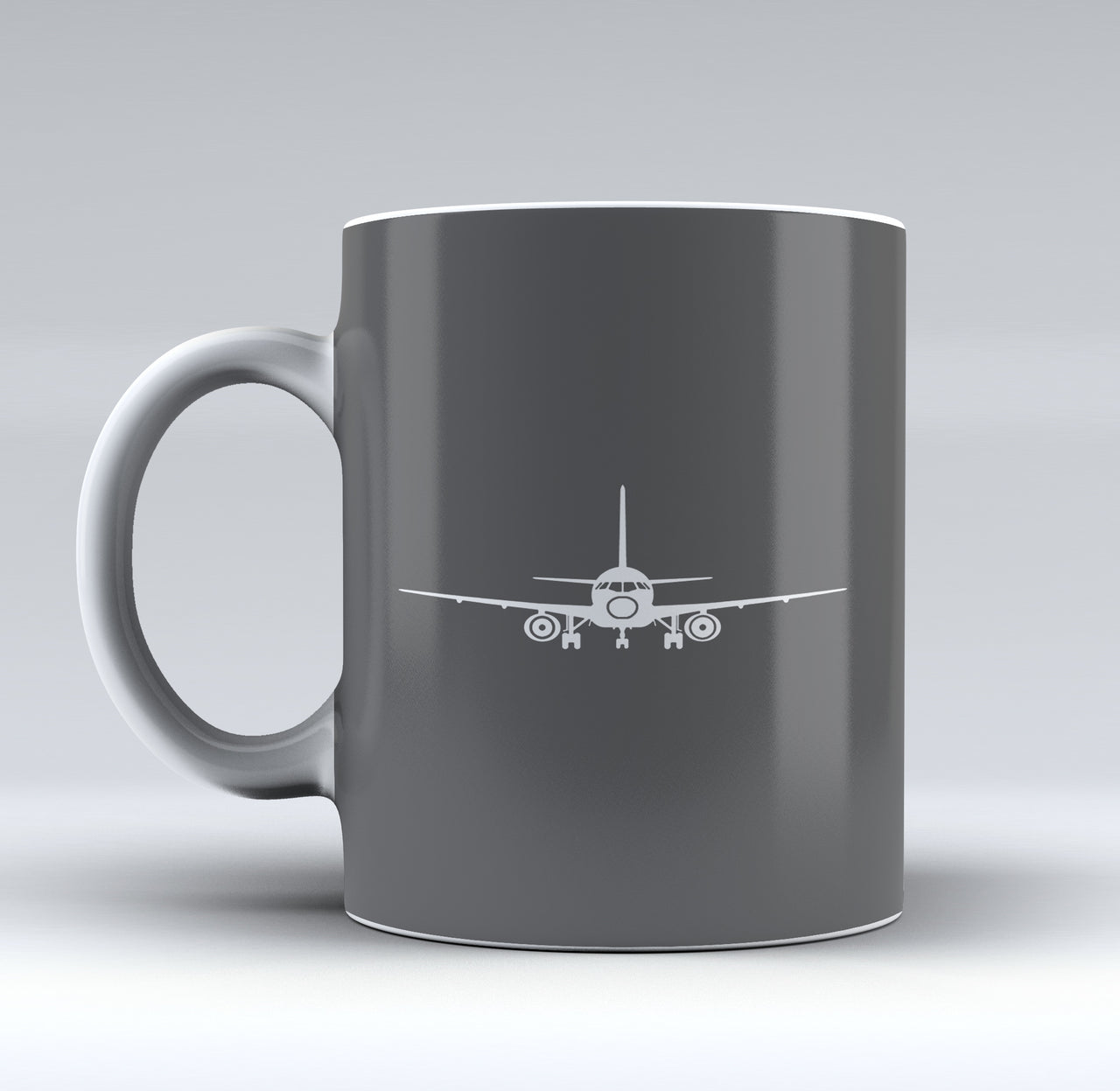 Sukhoi Superjet 100 Silhouette Designed Mugs