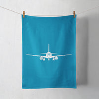 Thumbnail for Sukhoi Superjet 100 Silhouette Designed Towels