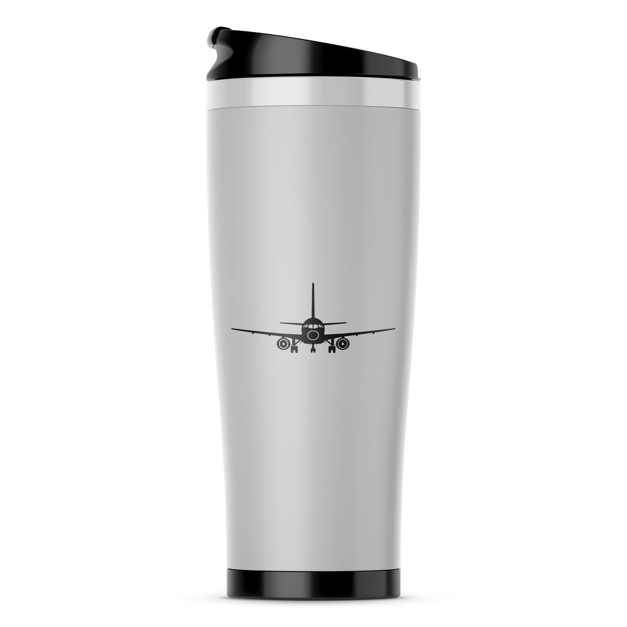 Sukhoi Superjet 100 Silhouette Designed Travel Mugs
