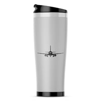 Thumbnail for Sukhoi Superjet 100 Silhouette Designed Travel Mugs