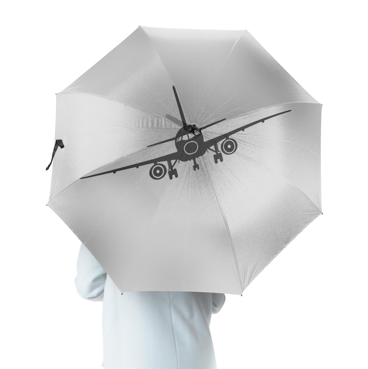 Sukhoi Superjet 100 Silhouette Designed Umbrella