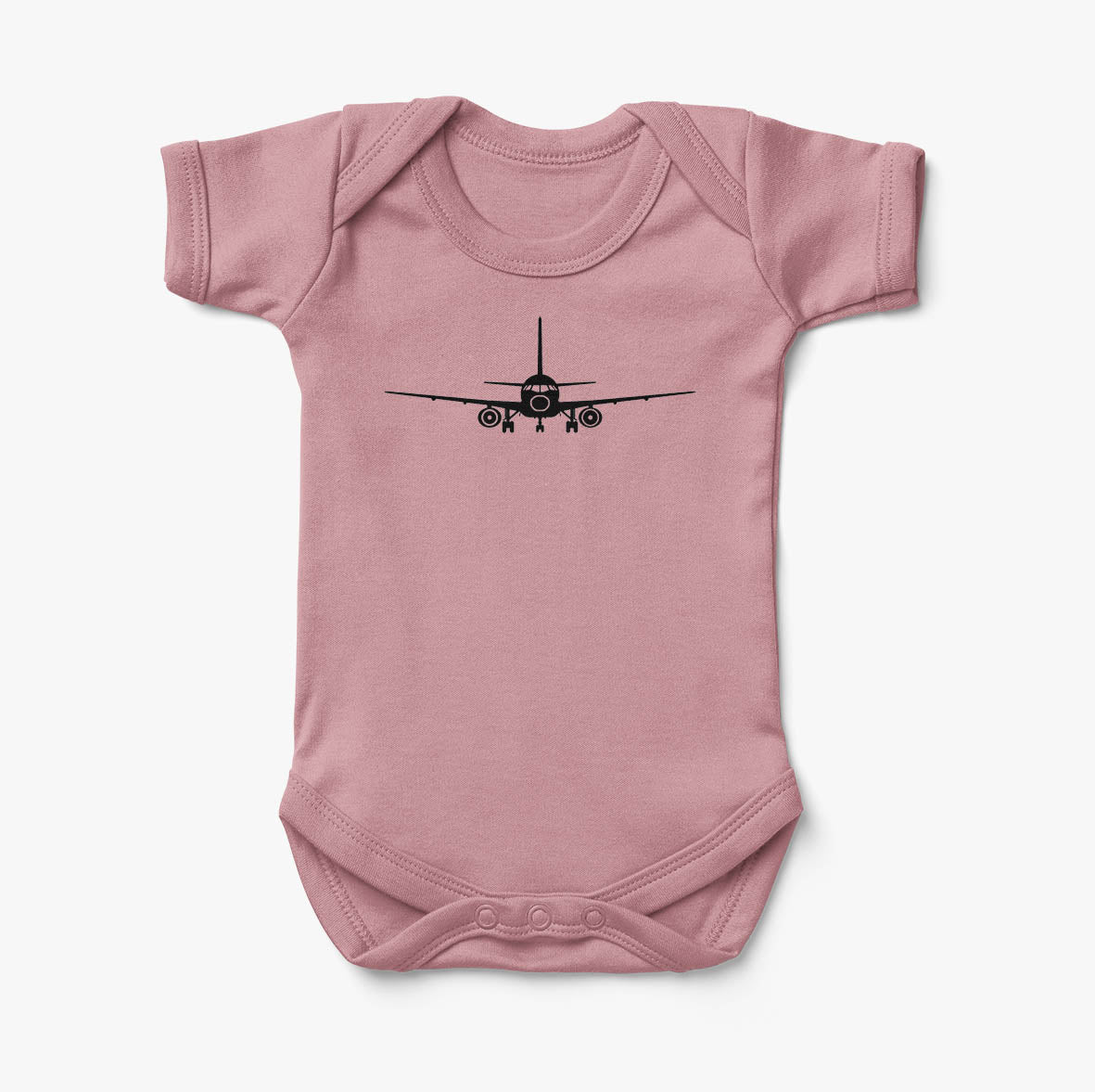 Sukhoi Superjet 100 Silhouette Designed Baby Bodysuits