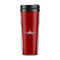 Thumbnail for Sukhoi Superjet 100 Silhouette Designed Travel Mugs