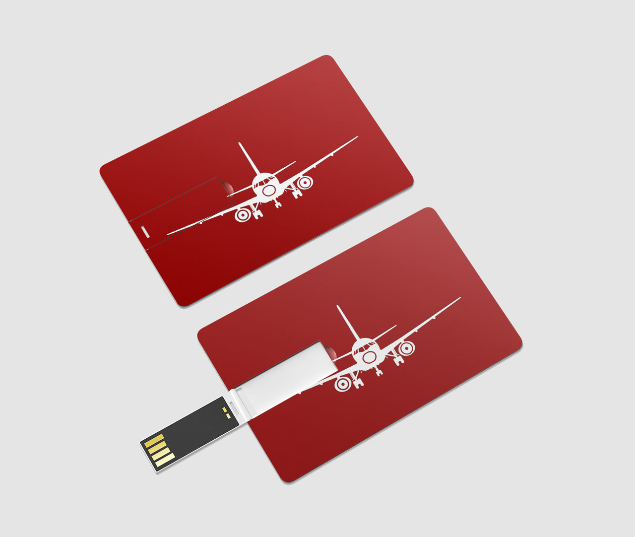 Sukhoi Superjet 100 Silhouette Designed USB Cards