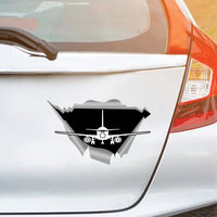 Thumbnail for Sukhoi Superjet 100 Silhouette (1) Designed Car Sticker