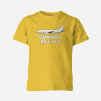 Thumbnail for The Sukhoi Superjet 100 Designed Children T-Shirts
