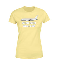 Thumbnail for The Sukhoi Superjet 100 Designed Women T-Shirts