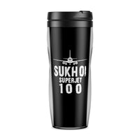 Thumbnail for Sukhoi Superjet 100 & Plane Designed Travel Mugs