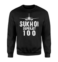 Thumbnail for Sukhoi Superjet 100 & Plane Designed Sweatshirts
