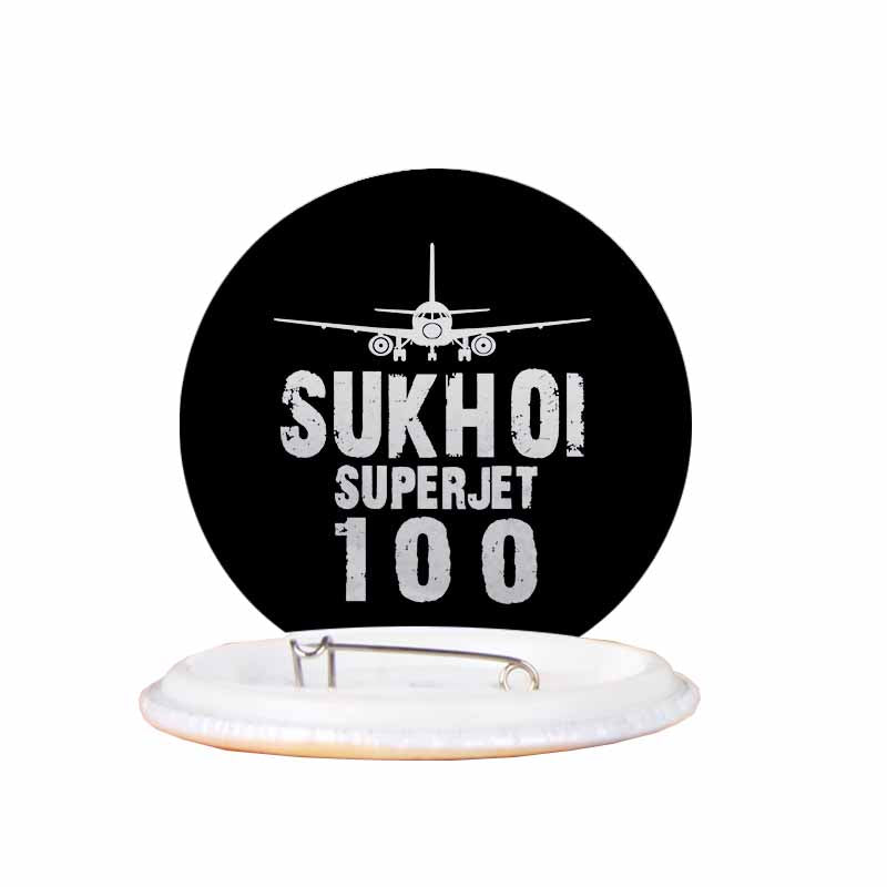 Sukhoi Superjet 100 & Plane Designed Pins