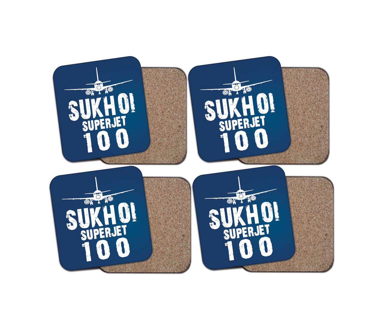 Sukhoi Superjet 100 & Plane Designed Coasters