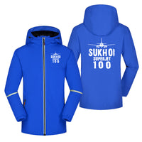 Thumbnail for Sukhoi Superjet 100 & Plane Designed Rain Coats & Jackets