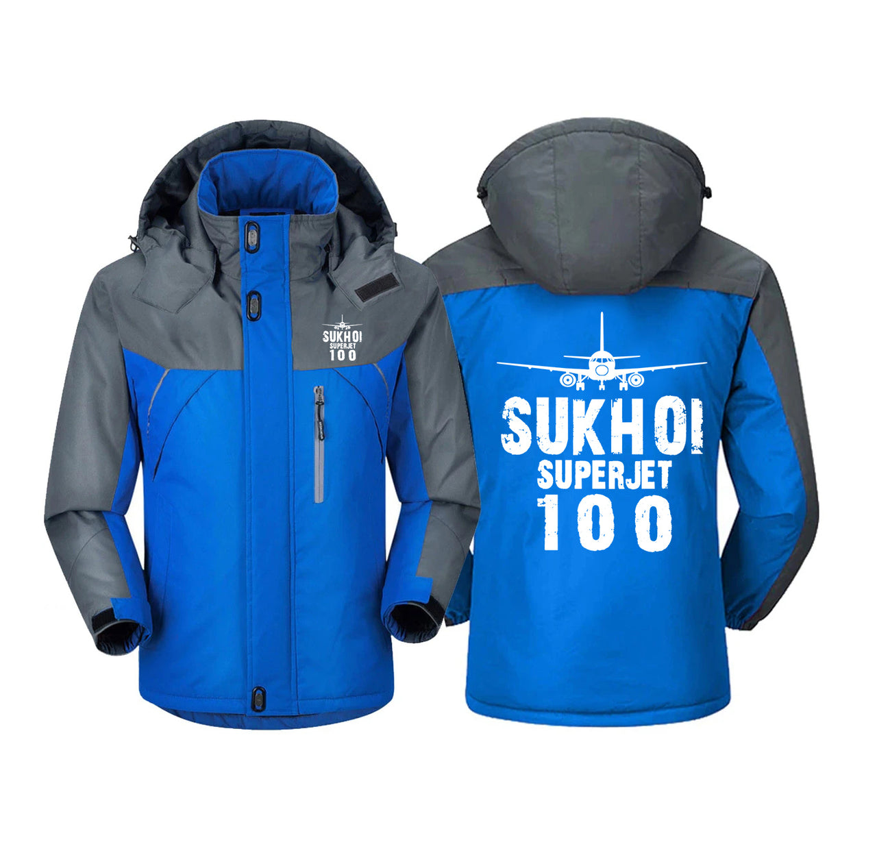 Sukhoi Superjet 100 & Plane Designed Thick Winter Jackets