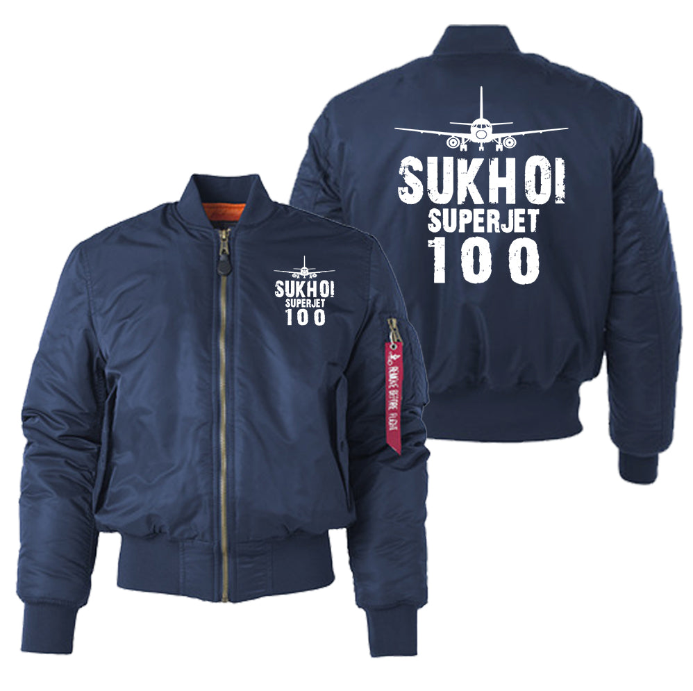 Sukhoi Superjet 100 & Plane Designed "Women" Bomber Jackets