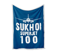 Thumbnail for Sukhoi Superjet 100 & Plane Designed Bed Blankets & Covers
