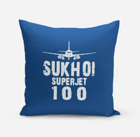 Thumbnail for Sukhoi Superjet 100 & Plane Designed Pillows
