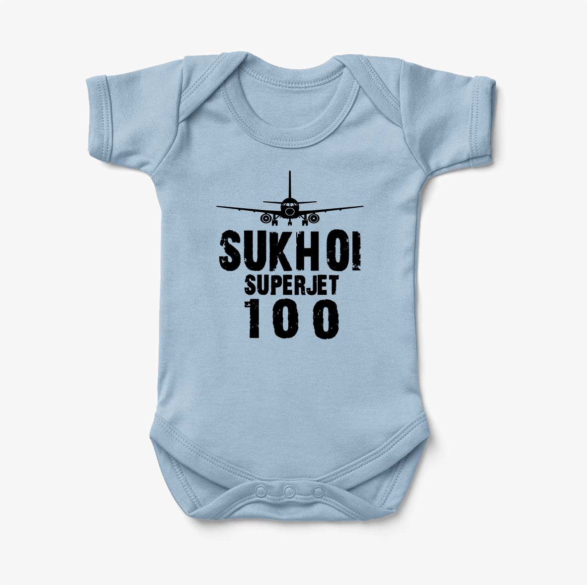 Sukhoi Superjet 100 & Plane Designed Baby Bodysuits