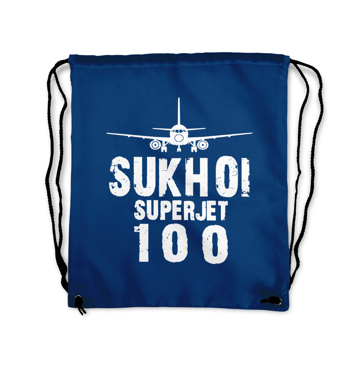 Sukhoi Superjet 100 & Plane Designed Drawstring Bags